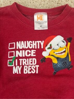 Despicable Me Minion Holiday Sweatshirt